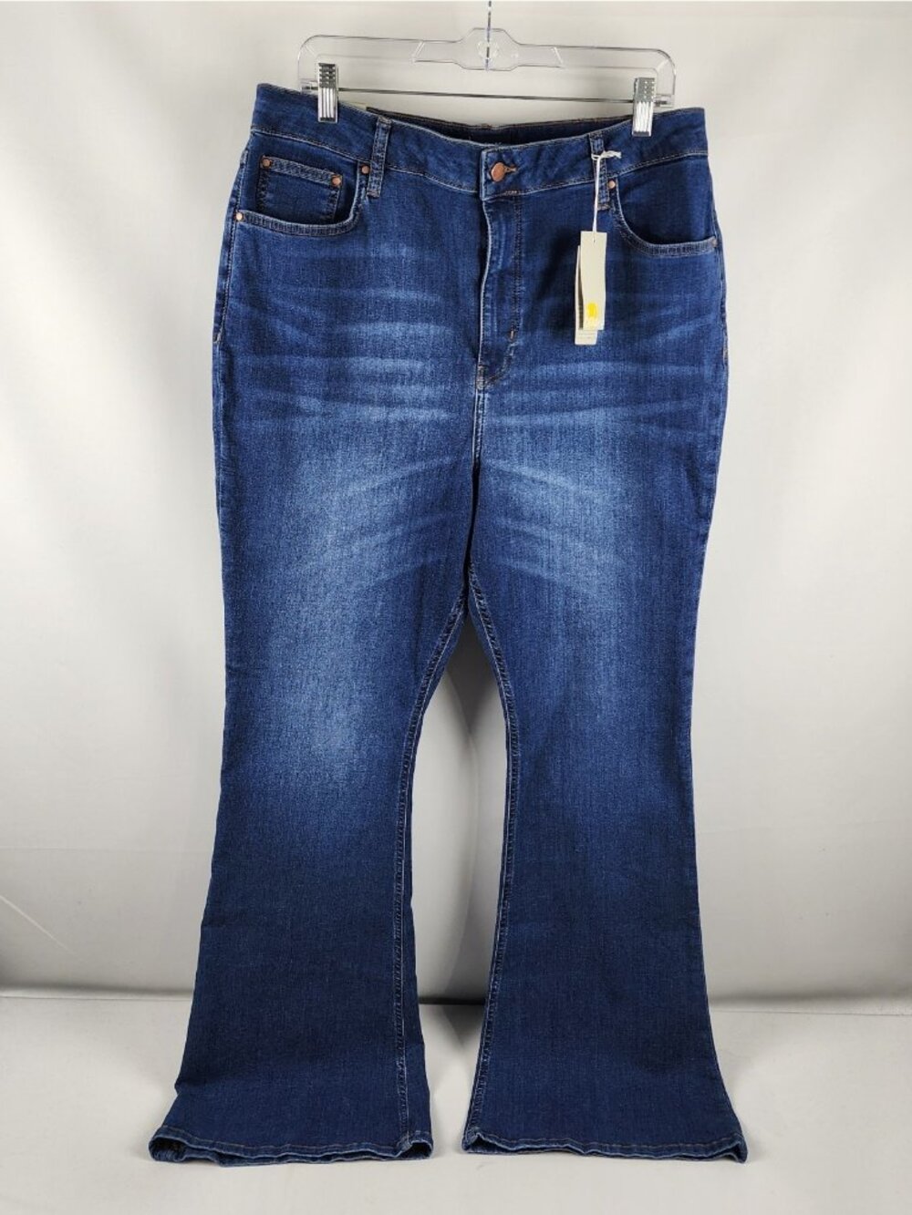 Boden Jeans Womens 20R Blue Flare Leg High Rise Denim (38x32) NWT